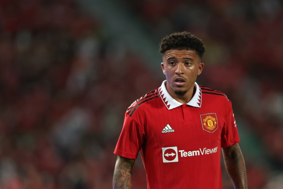 Sancho has struggled to hit his stride since moving to Old Trafford in the summer of 2021