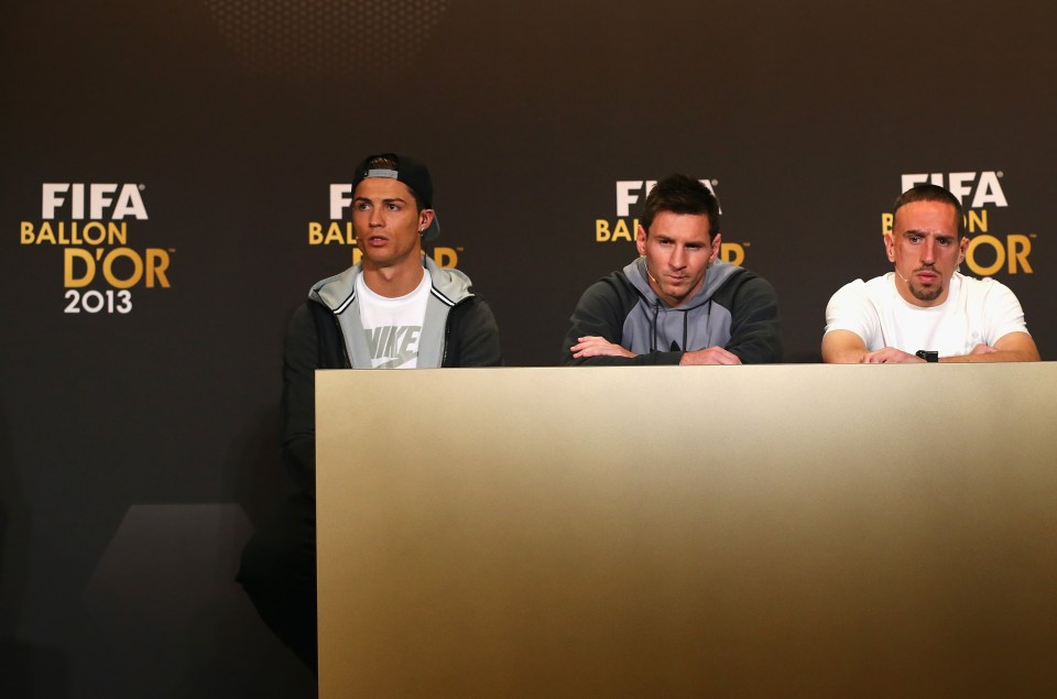Ribery came as close as anyone to dethroning Messi and Ronaldo during their Ballon d'Or domination