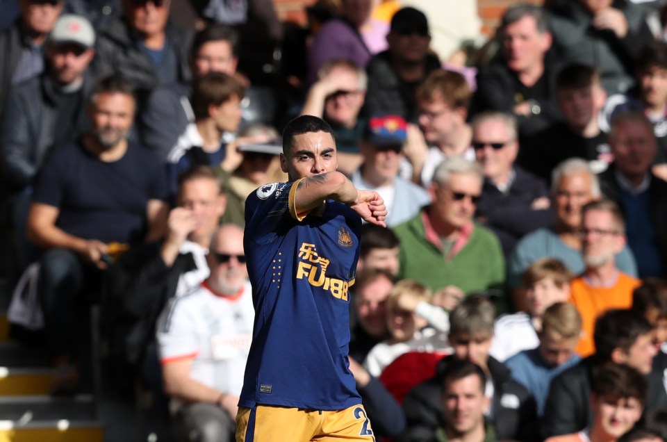 It was a dream first half for the Magpies in west London