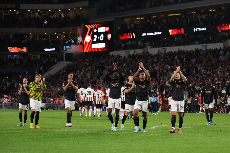 It was a poor display from Arsenal in the Europa Leage