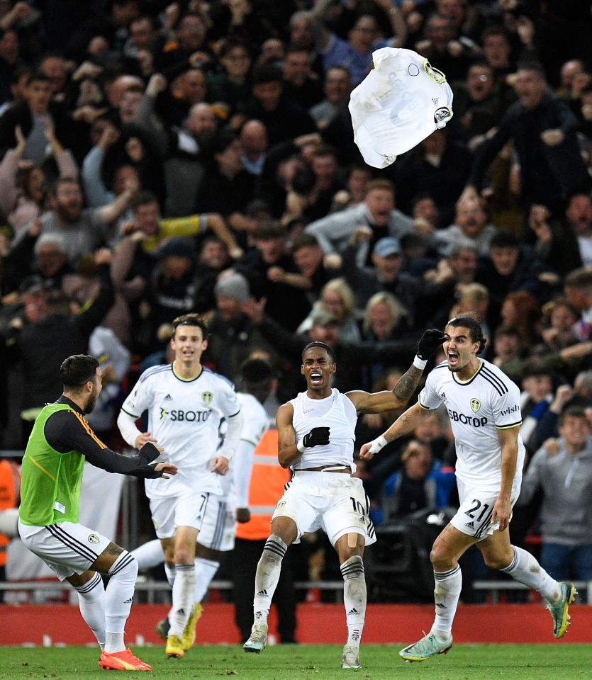 Summerville netted an incredible last minute winner against Liverpool in the Premier League