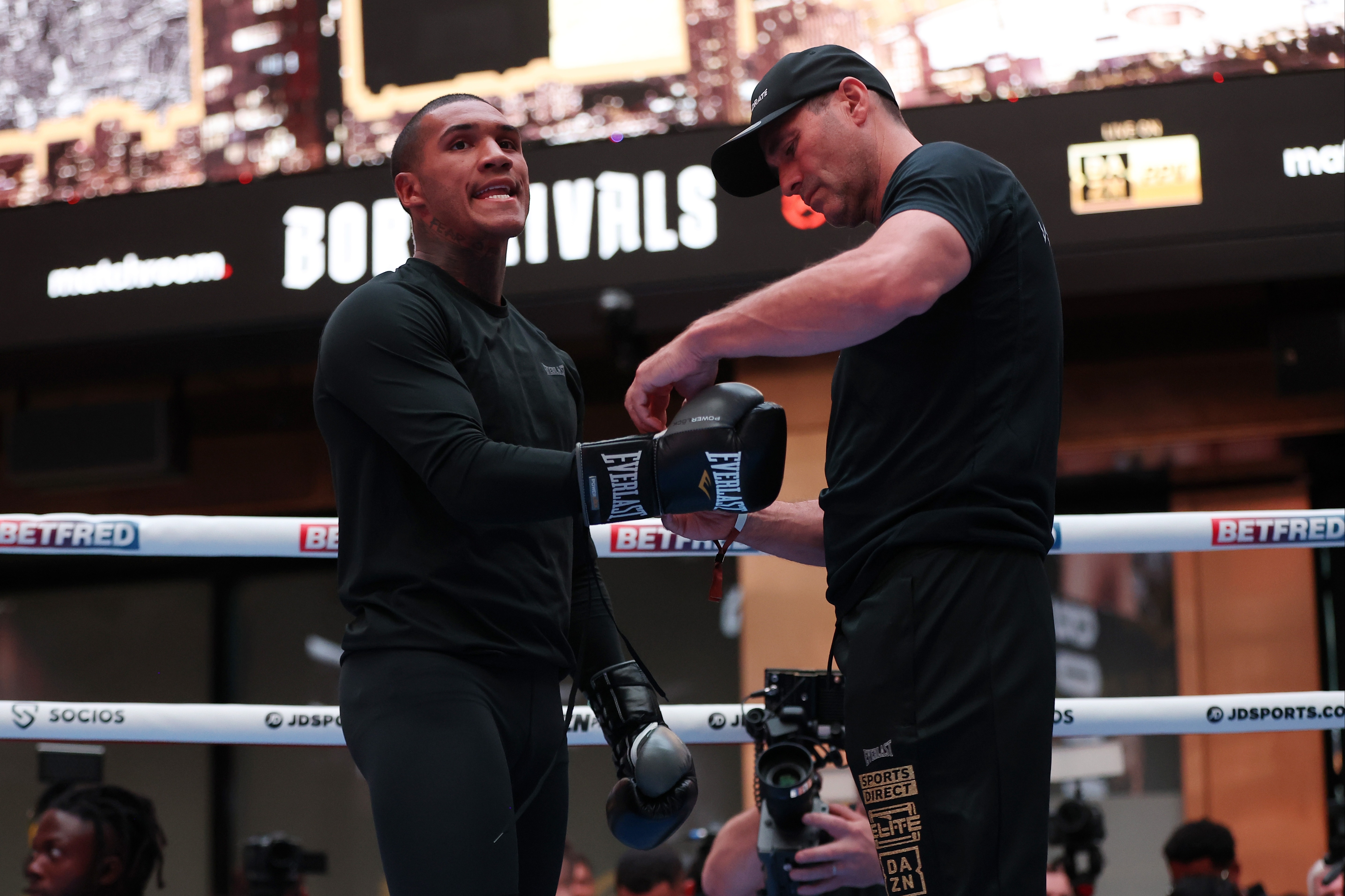 Benn had appeared at his media workout on Wednesday despite the news breaking that he had failed a drugs test