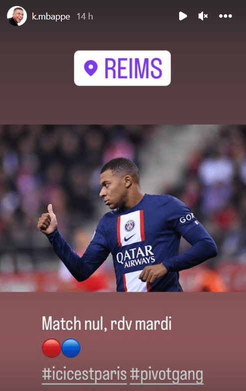 Mbappe's use of 'pivot gang' in his post appeared to be a dig aimed at Galtier