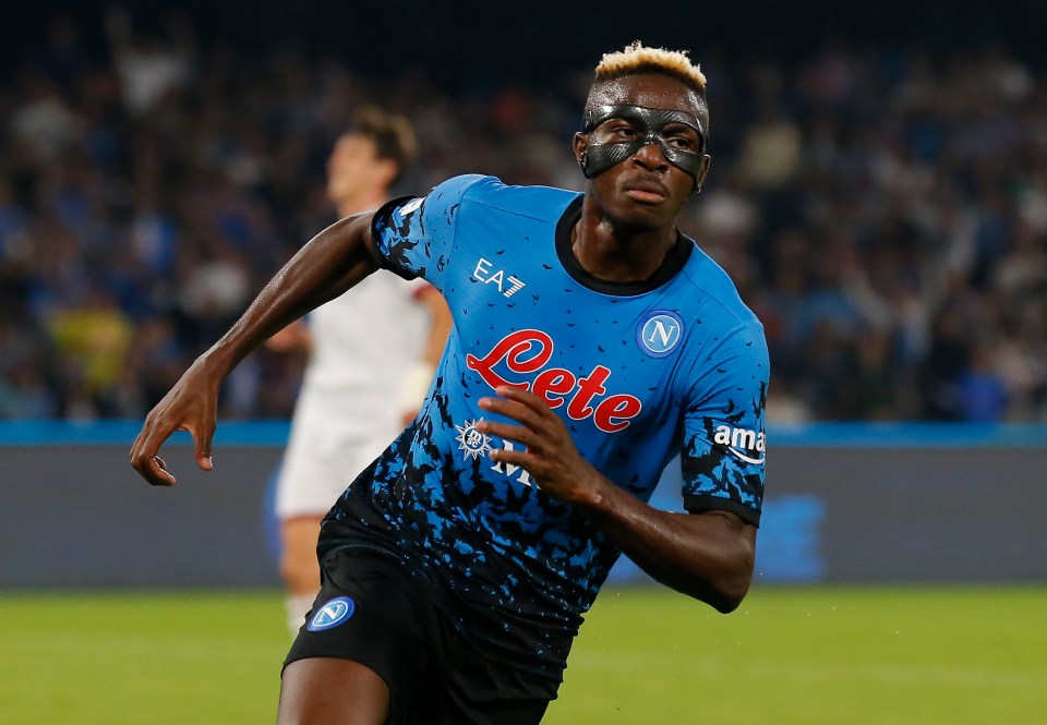 Osimhen's agent has ruled out the Nigeria international departing the Naples outfit