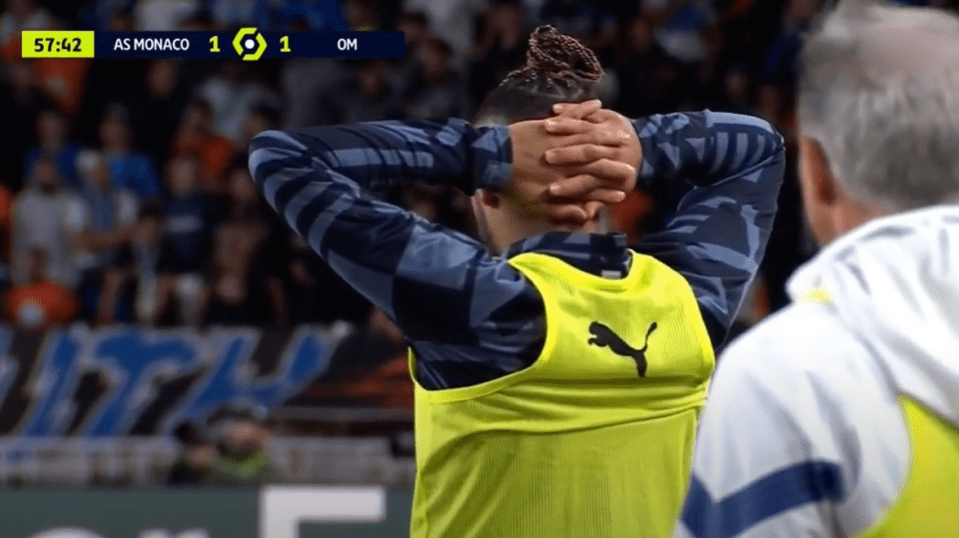 And Dimitri Payet looked very worried