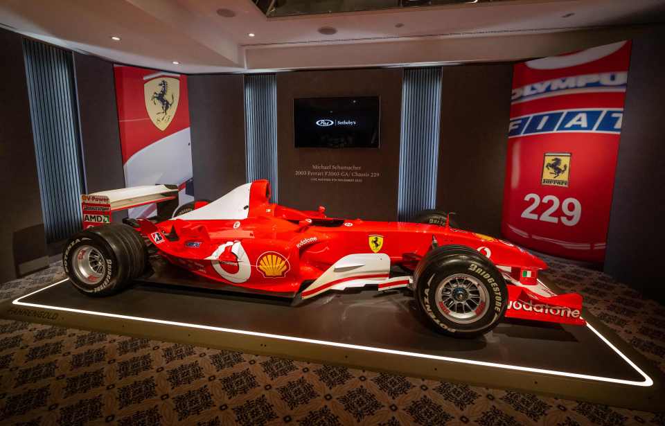 The F2003 GA underwent an incredibly long bidding process