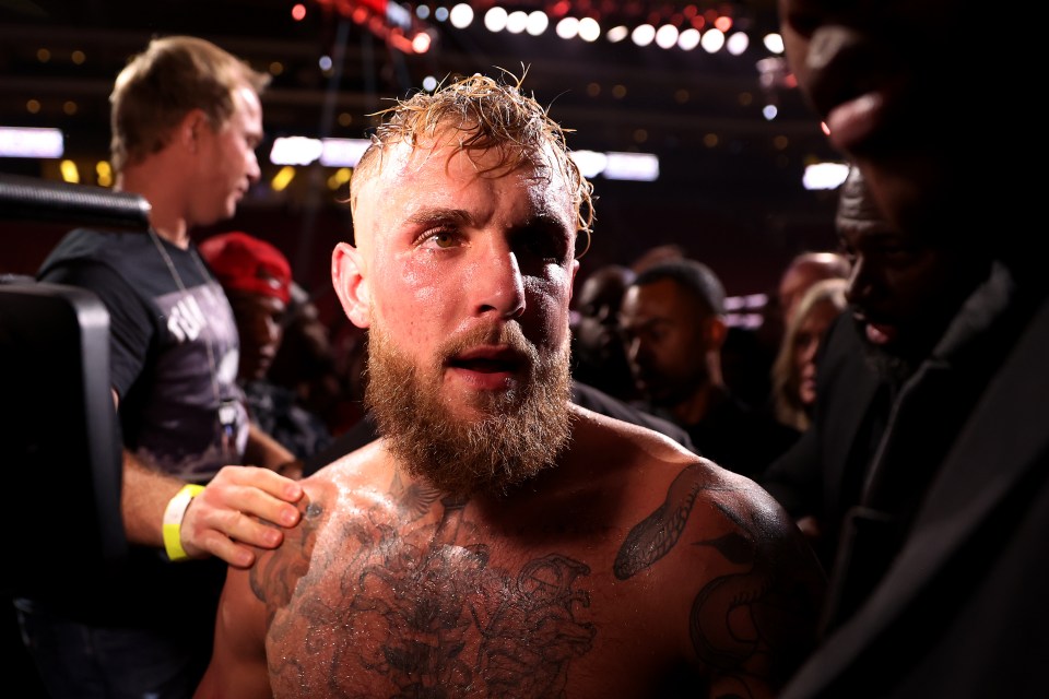 Paul lost his first fight against a professional boxer in Tommy Fury two years ago