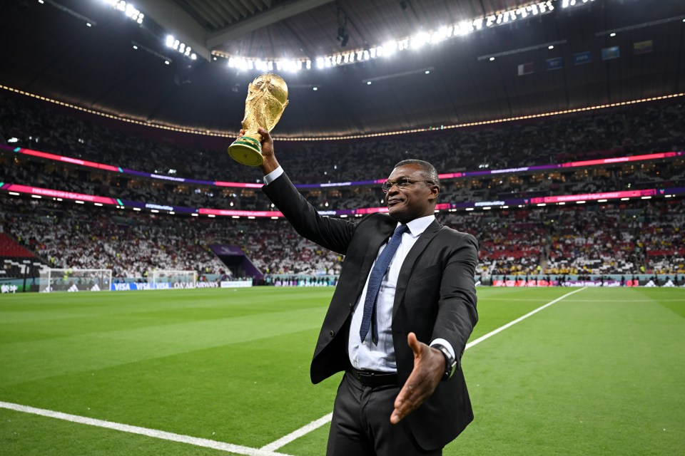 Desailly was a winner and seems very excited about France claiming the World Cup again