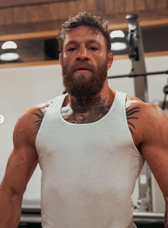 Notorious has packed on a serious amount of muscle during his layoff