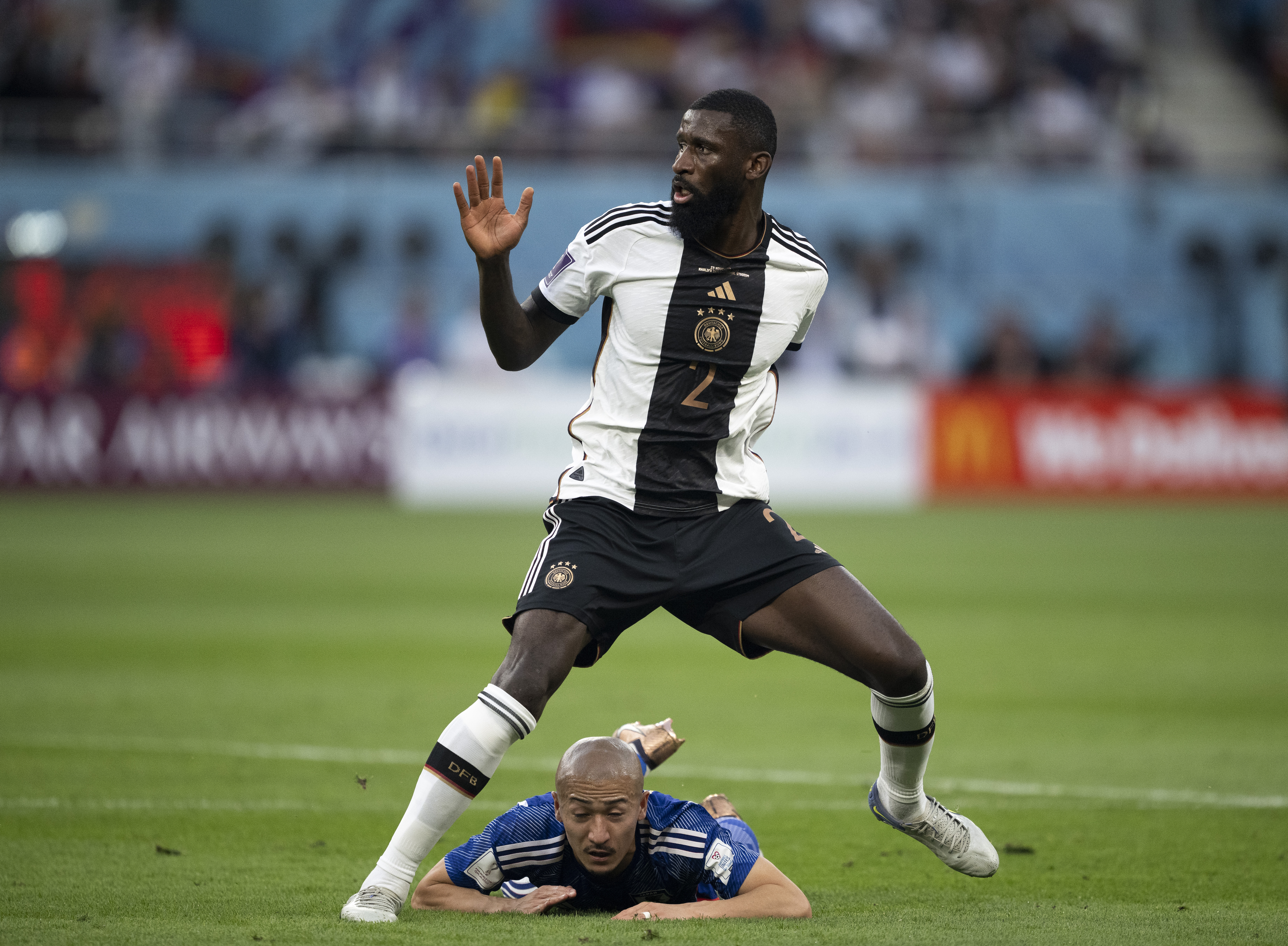 Rudiger joined Real Madrid on a free transfer in the summer from Chelsea