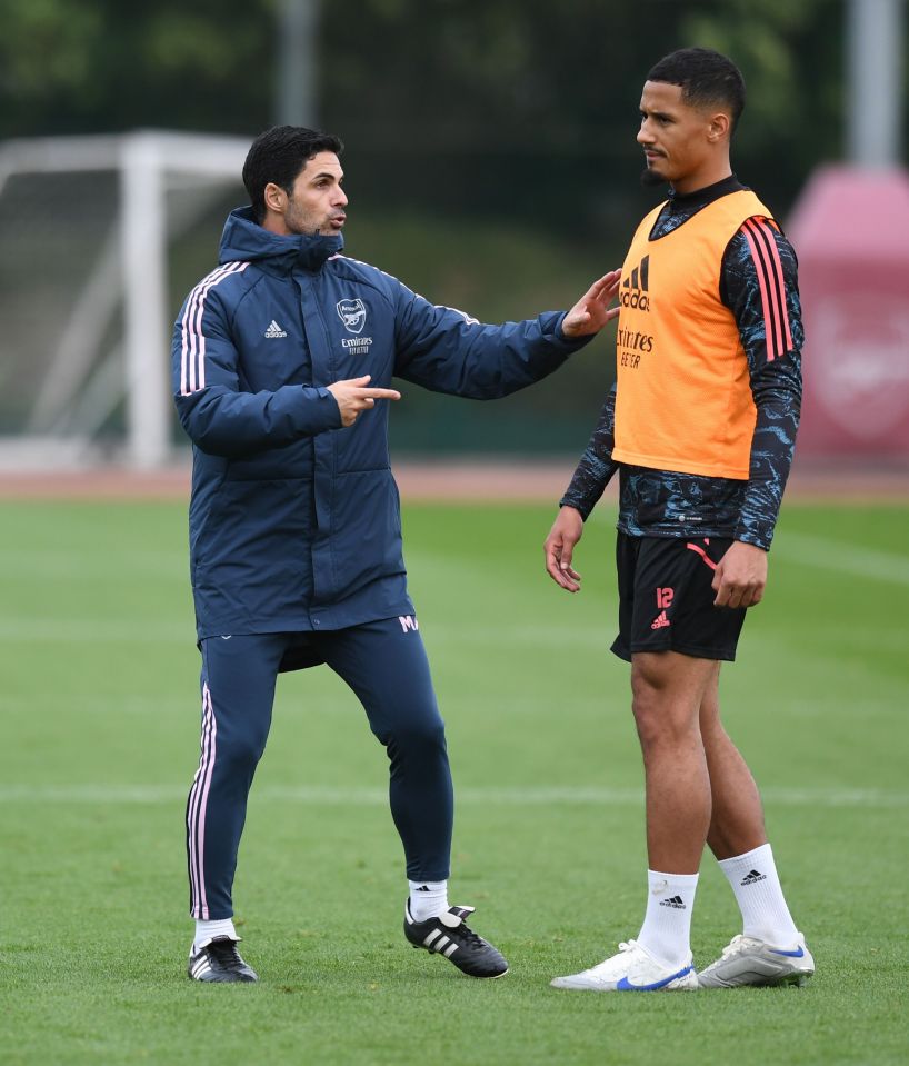 Arteta has no plans on losing his star defender this summer