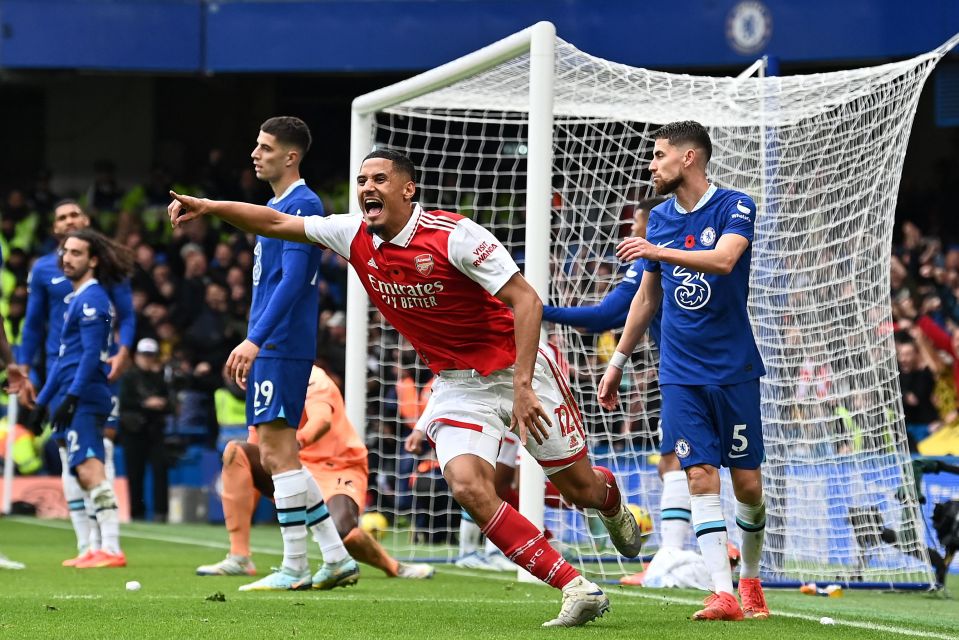 Saliba has been one of the Premier League's standout defenders this season