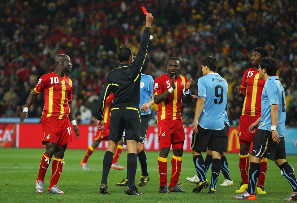 Suarez took a deliberate red card to keep his side's World Cup alive