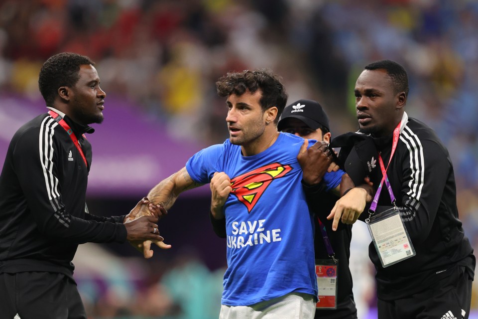 And was later stopped by officials