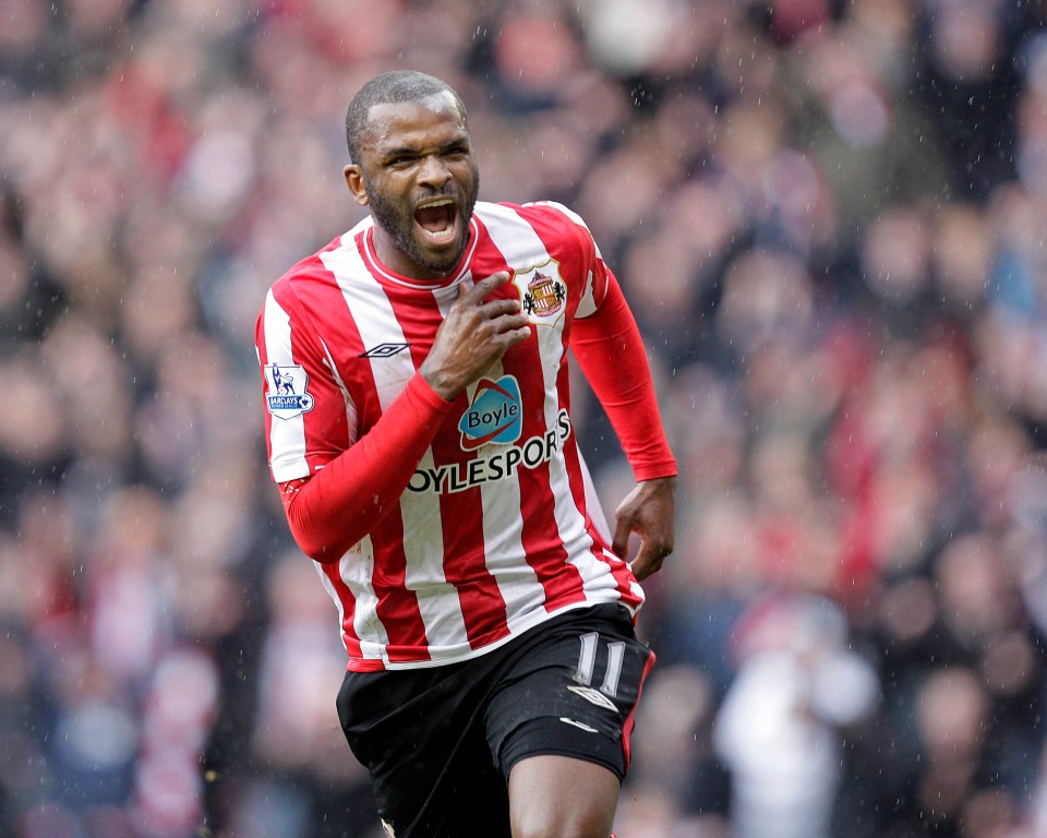 Bent and Gyan had 15 goals between them in the Premier League prior to the transfer