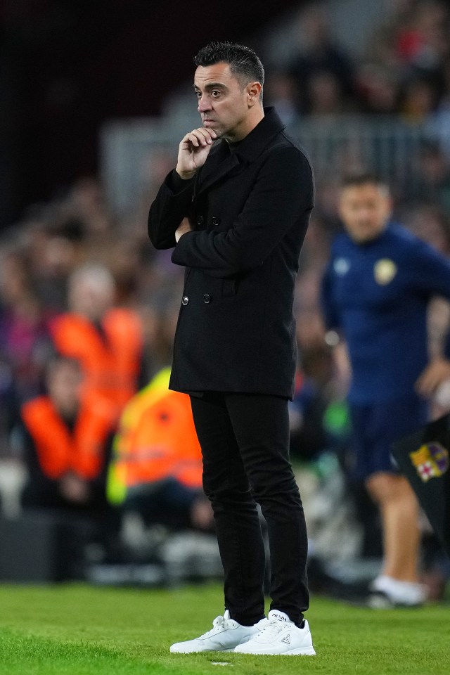 Barca boss Xavi has been left reeling with his side to play the Red Devils in the knockout play-offs