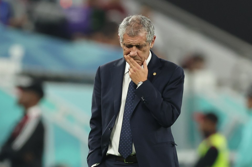 Santos won Euro 2016 and the Nations League in 2019 during his eight-year spell in charge