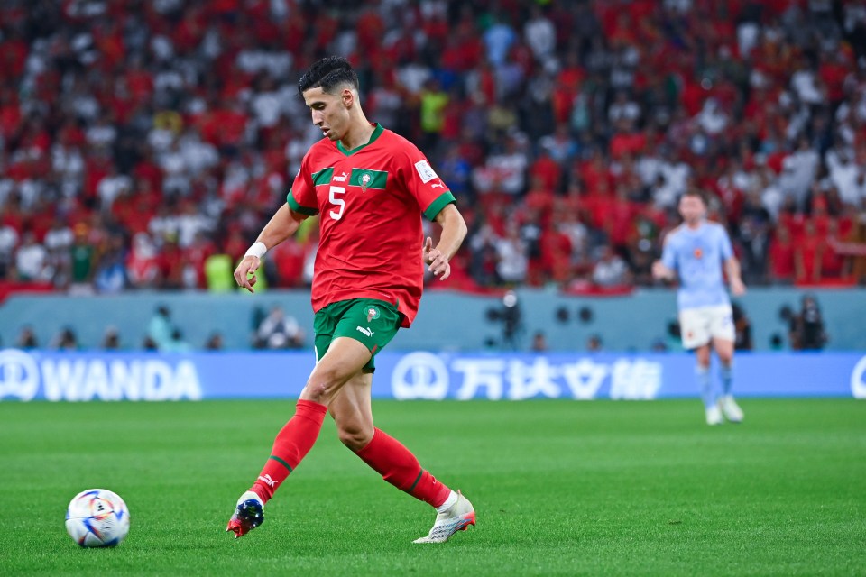 Aguerd was given the nod for the match