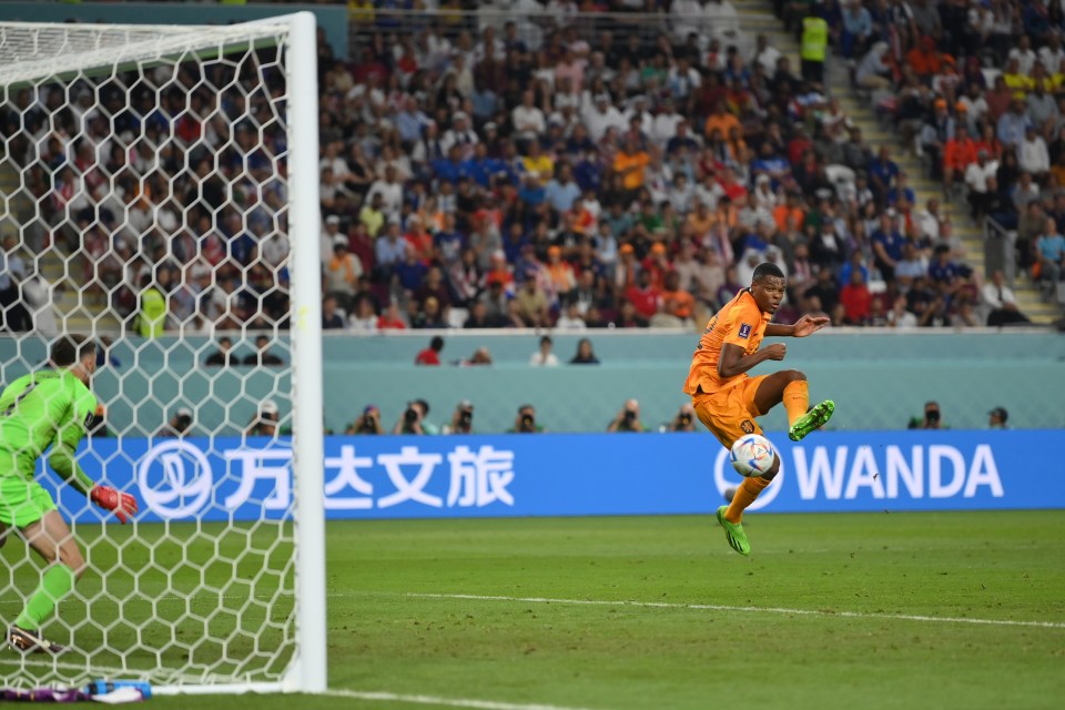 Dumfries starred in Netherlands' last-16 victory against USA on Saturday