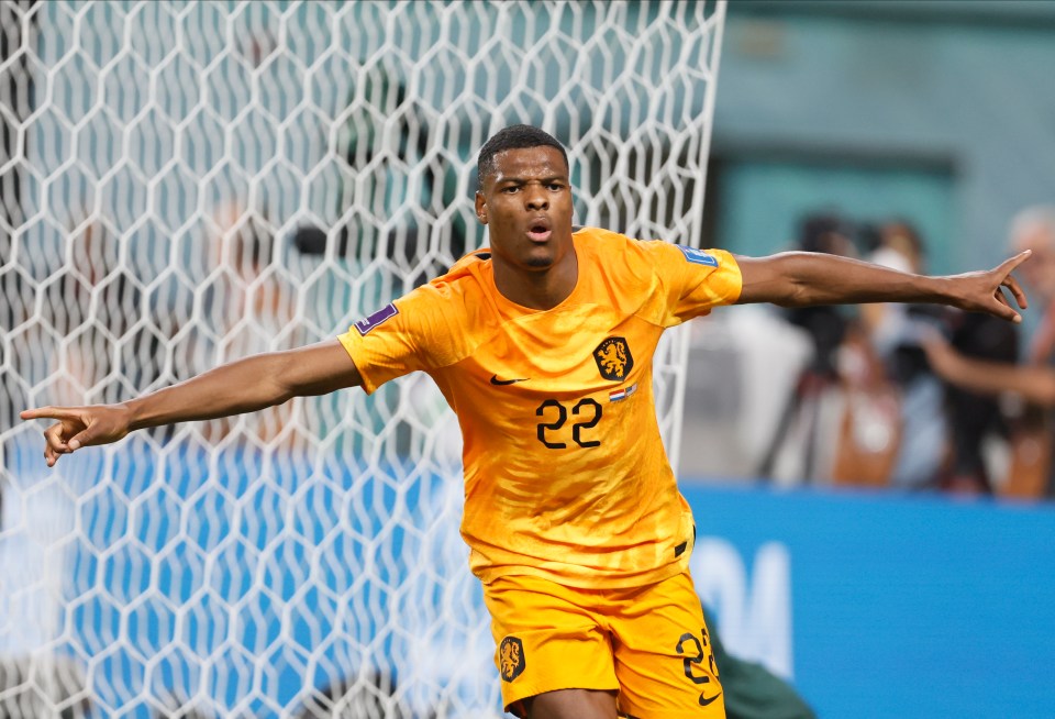 Inter defender Dumfries has been linked with moves to Chelsea, Manchester United and Tottenham