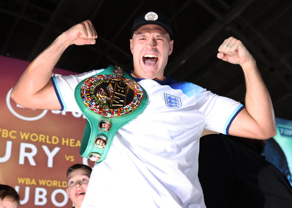 Fury is the WBC heavyweight world champion