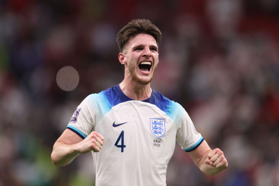 Rice is one of the first names on the teamsheet for West Ham and England and Morgan says he'd be 'perfect' for Arsenal