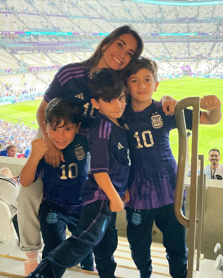 Antonela Roccuzzo was left lost for words after Messi's magical display against Croatia