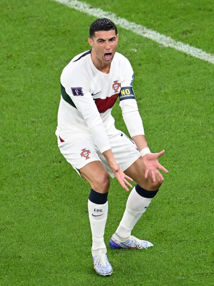 Cristiano Ronaldo came off the bench but failed to have an impact on the match