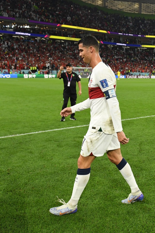 Ronaldo left the pitch in tears in what will likely be his last World Cup appearance