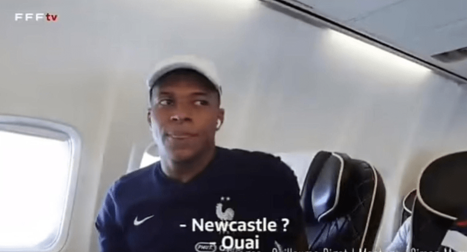Mbappe wasn't thrilled after learning he had joined the Magpies