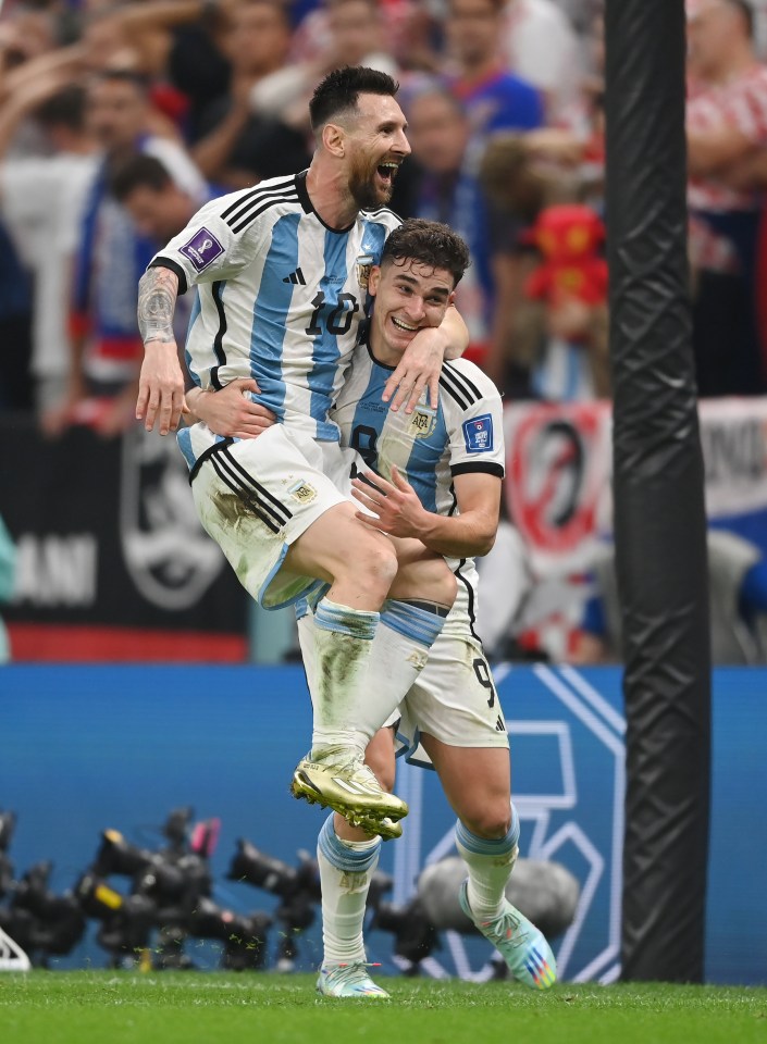Messi is the World Cups joint top scorer with five goals in Qatar