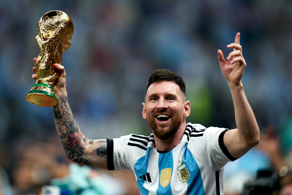 Messi finally won the World Cup after Argentina beat France in the final