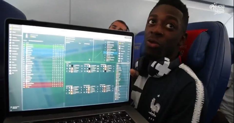 Dembele created fictitious side Winchester FC during the World Cup in 2018
