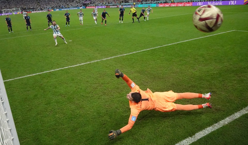 Messi broke the deadlock against Croatia from the penalty spot
