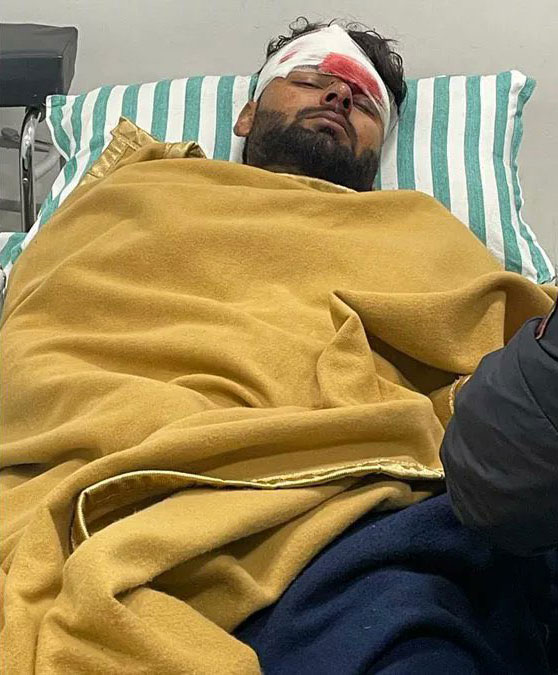 Pant is lucky to have escaped serious injury