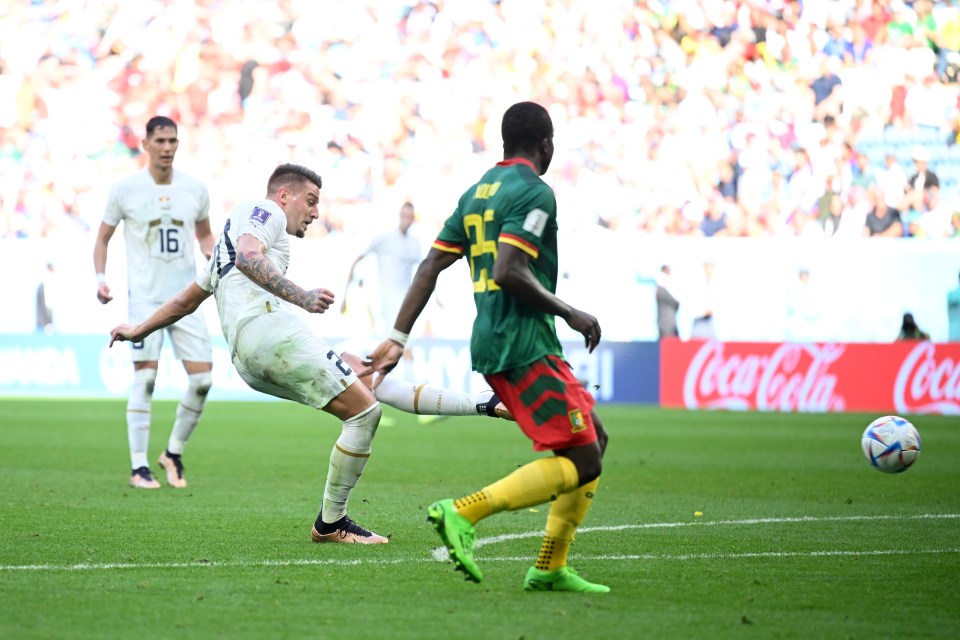 Lazio midfielder Milinkovic-Savic scored for Serbia at the World Cup in Qatar