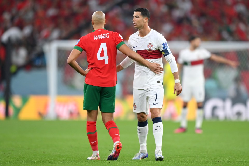 Amrabat and Morocco broke Cristiano Ronaldo's heart at the weekend