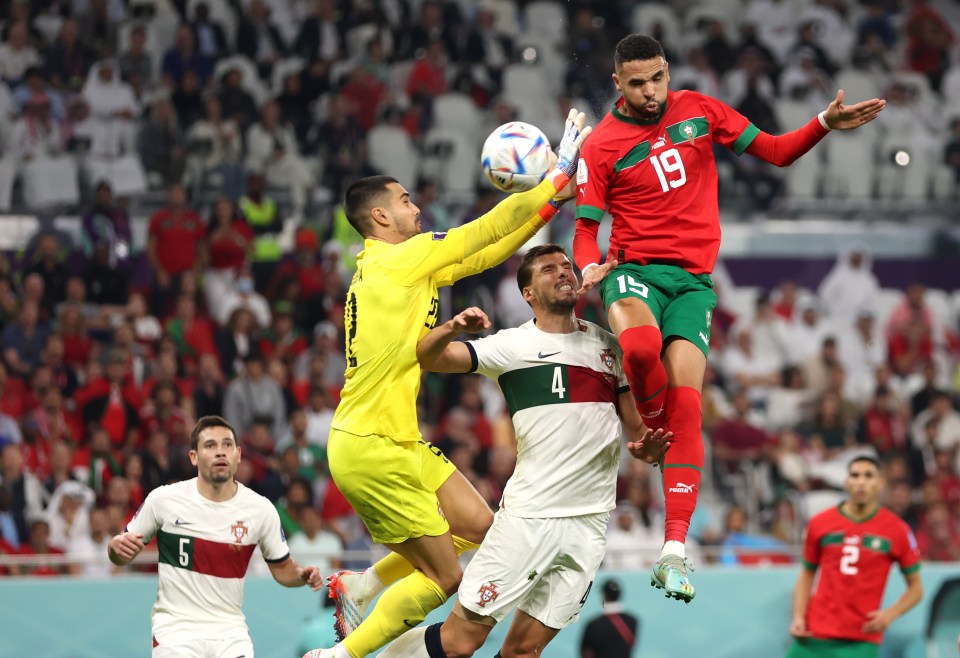 En-Nesyri scored in the first half as Morocco beat Portugal 1-0