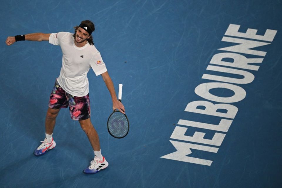 Tsitsipas is on a roll in Australia, and thought he'd try his luck extending an invitation to one of the world's biggest movie stars
