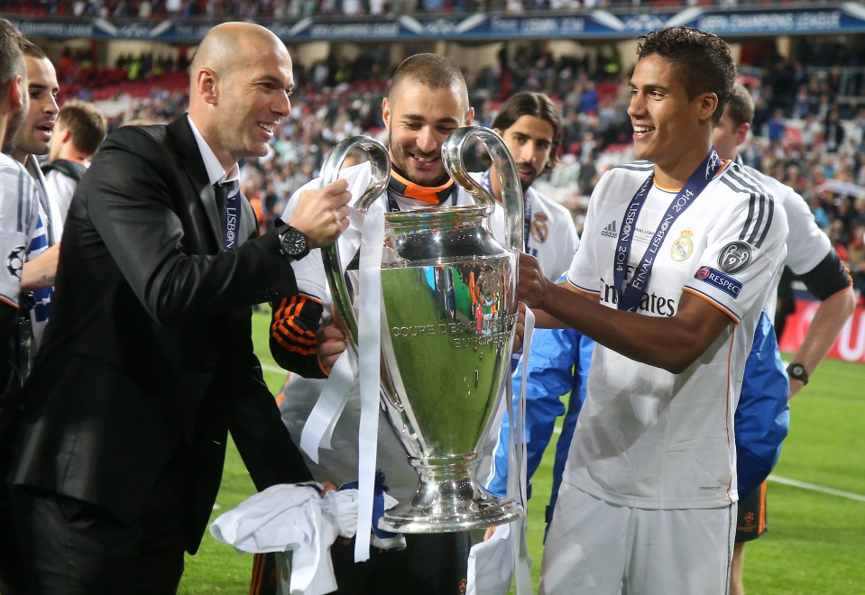 Zidane has won the Champions League three times as a manager