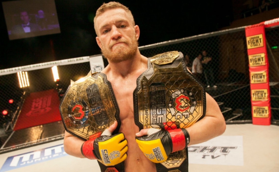 McGregor was the double-champ at Cage Warriors before he signed with the UFC