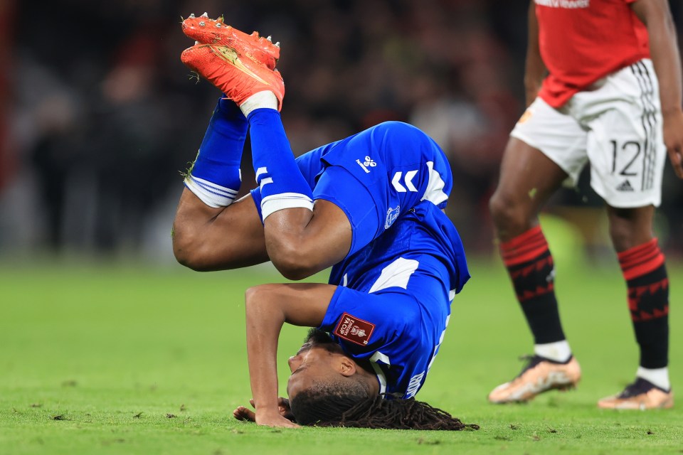 And Iwobi instantly knew he was in trouble