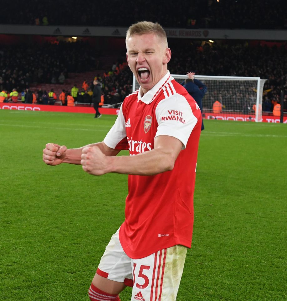 Fans will be hoping that Zinchenko can help Arsenal to glory in the league