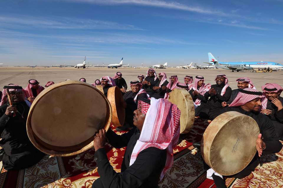 There was music on the runway