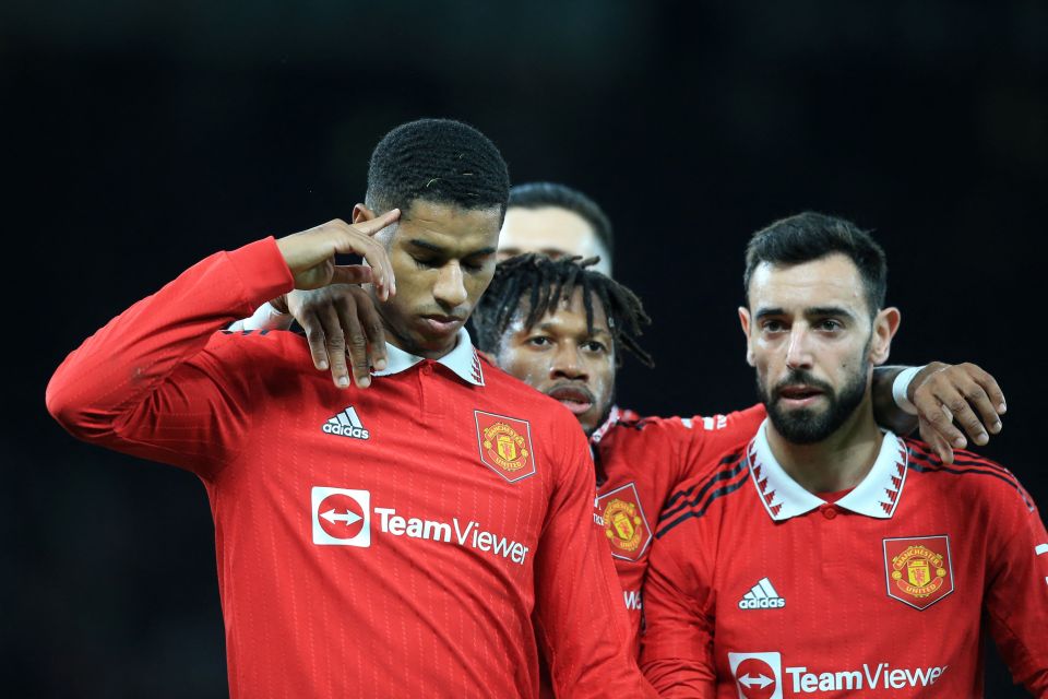 Rashford is in fine form and has been using a new celebration