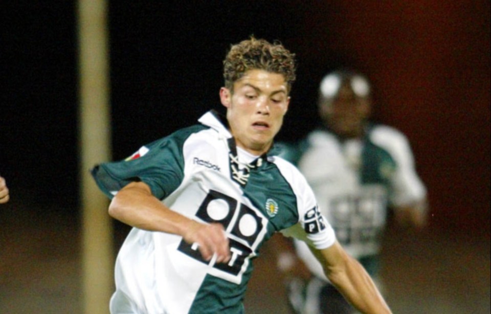 Ronaldo was turning heads as a youngster with Sporting