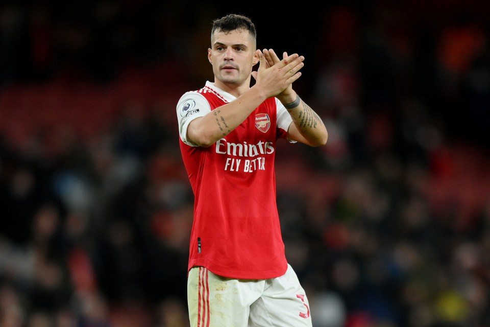 Xhaka could be the man to make way for Rice, despite his sensational form this season