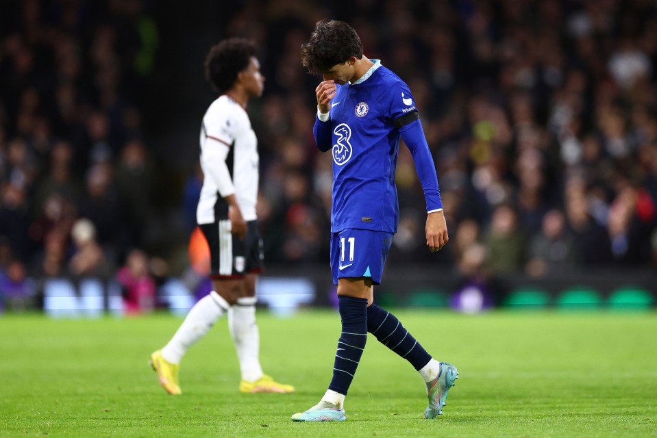 Felix's red card summed up the mood at Chelsea at the moment