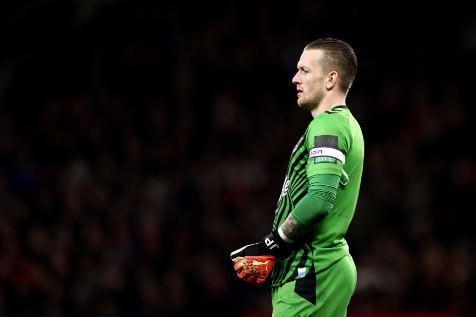 Pickford is in his sixth season at Everton