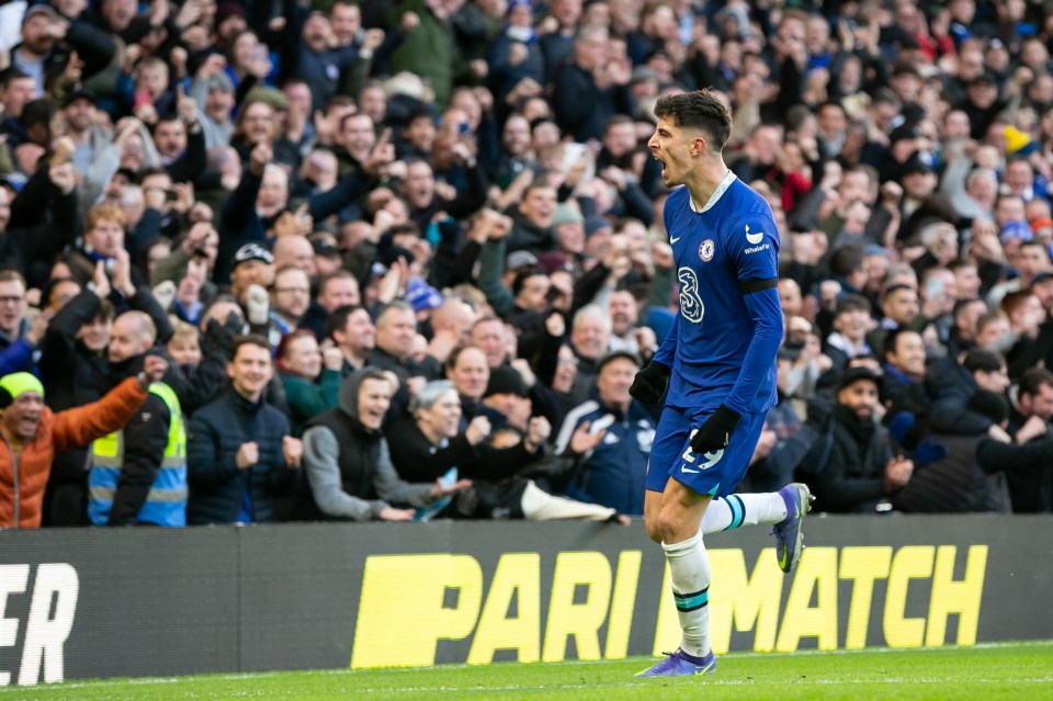 Kai Havertz was the match winner on an emotional afternoon at Stamford Bridge